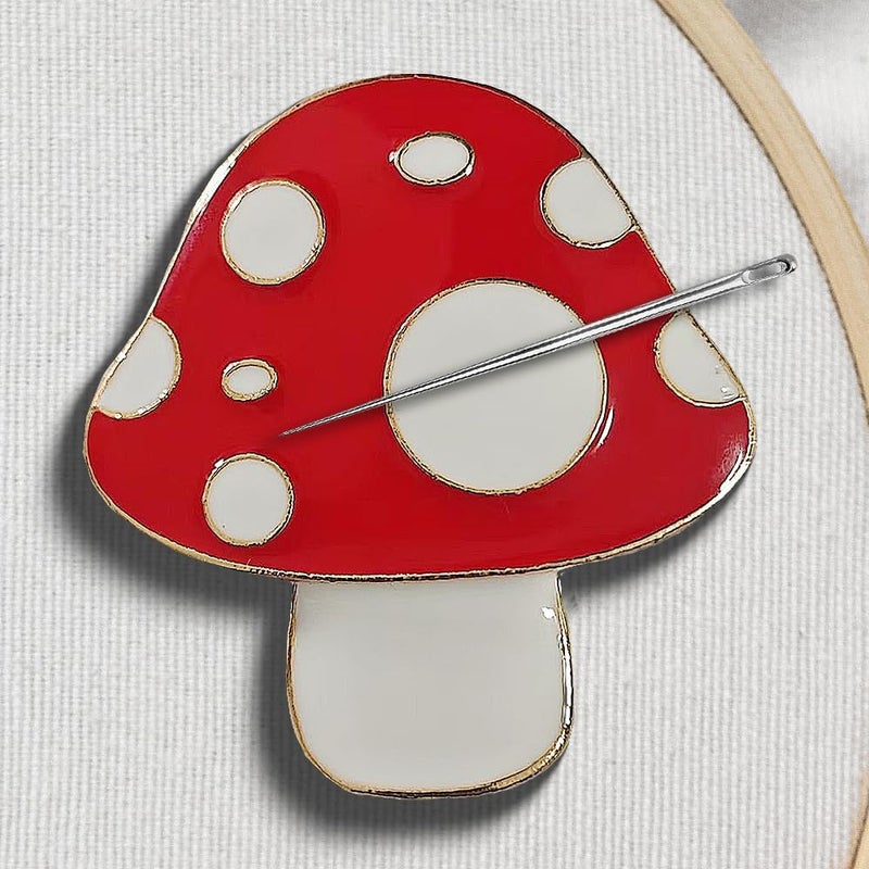 VODOZAVA Needle Minder Magnet, Magnetic Needle Minder, Needle Minders Magnetic Cross Stitch Accessories, Magnetic Needle Holder, Life Tree, Butterfly, Cats, Owl, Heart (Mushroom) - Image 1